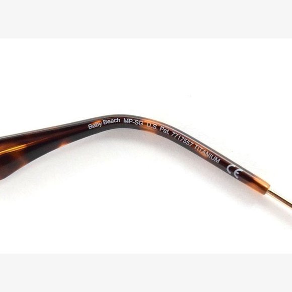 Maui Jim BABY BEACH MJ245-16 Titanium Gold  FRAME - Picture 4 of 7